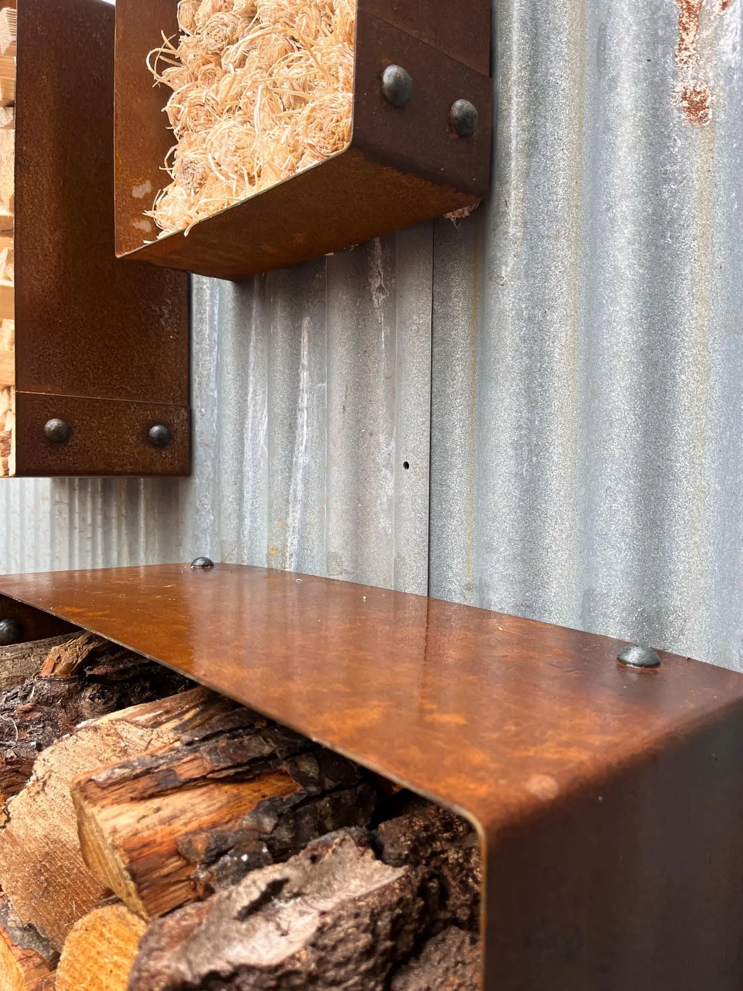 Fire Wood Storage Squares