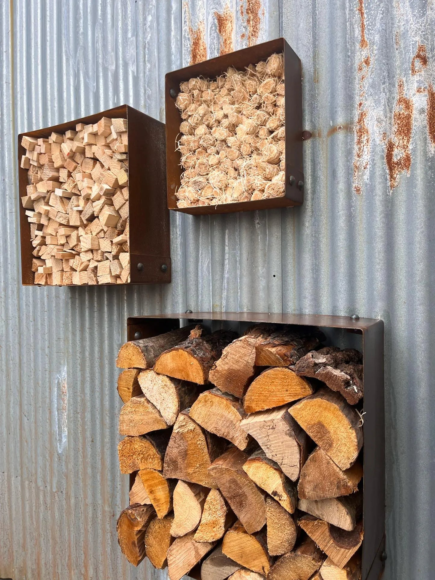 Fire Wood Storage Squares
