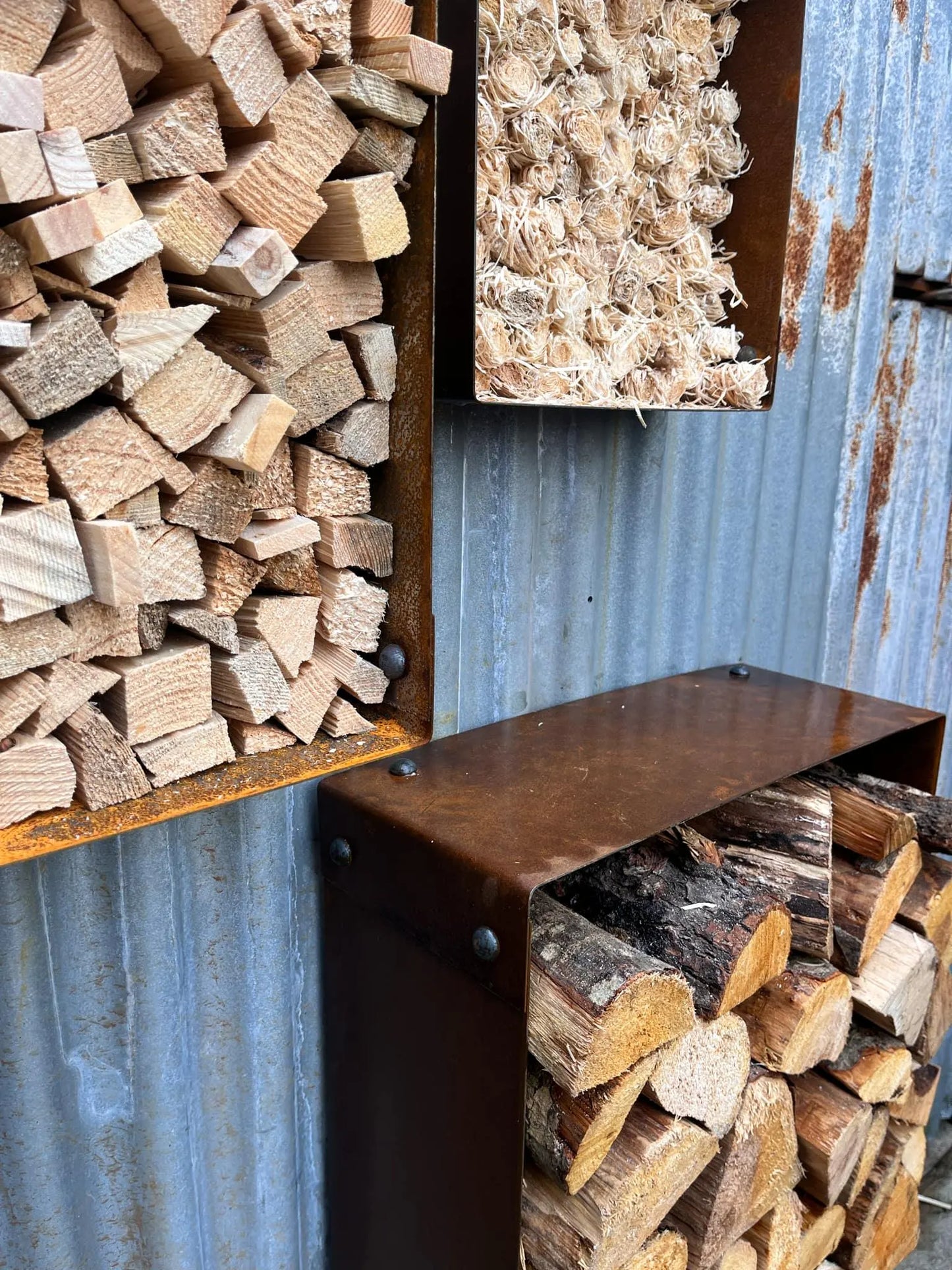 Fire Wood Storage Squares