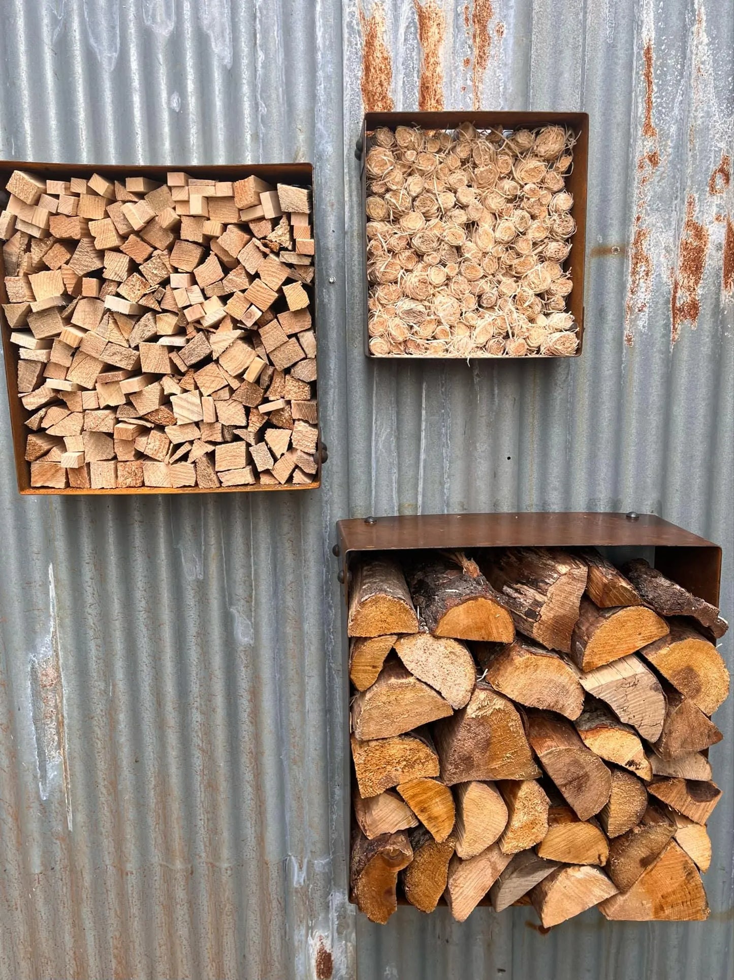 Fire Wood Storage Squares