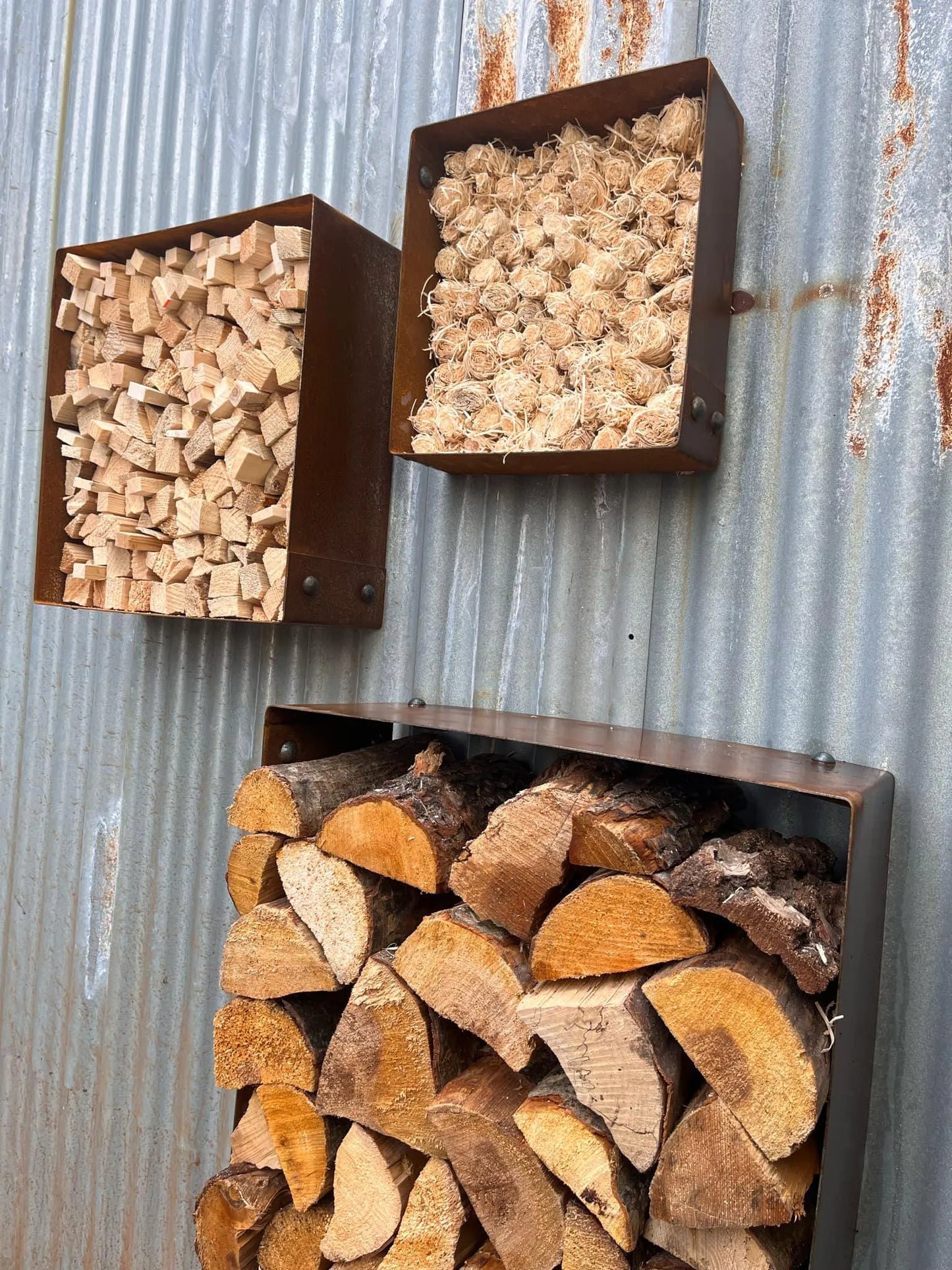 Fire Wood Storage Squares
