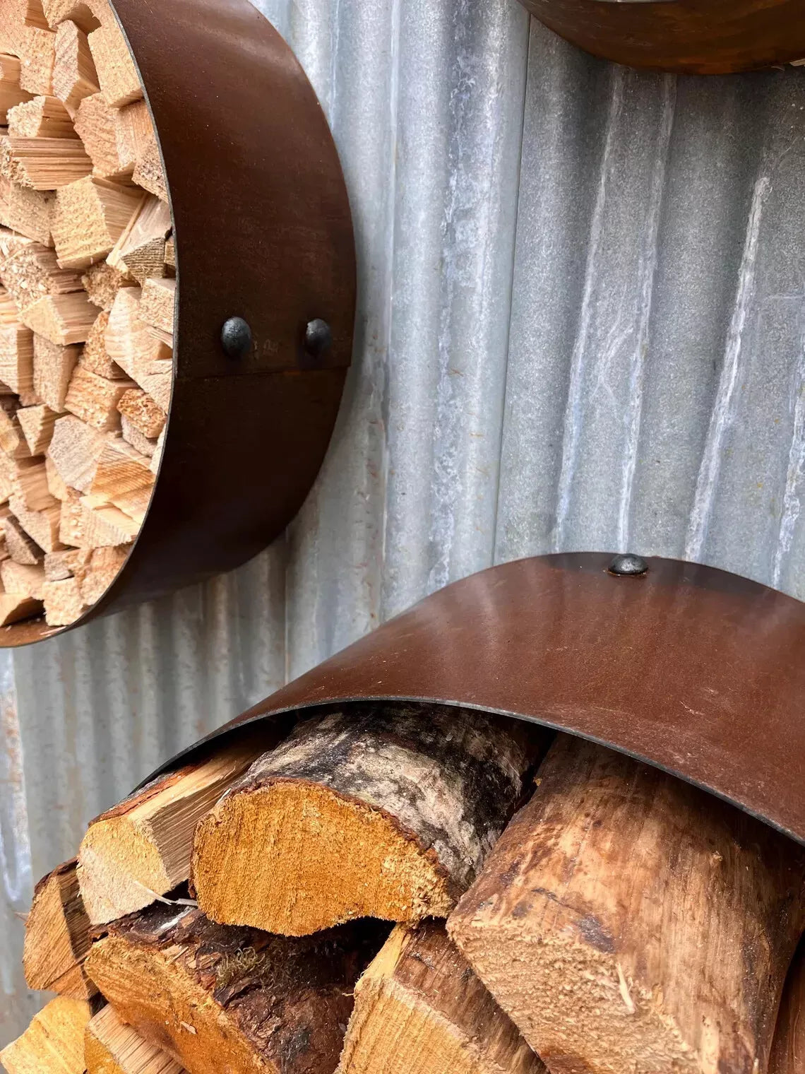 Fire Wood Storage Rings
