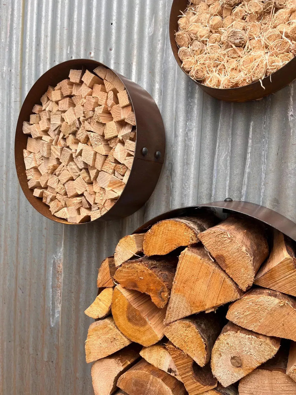 Fire Wood Storage Rings