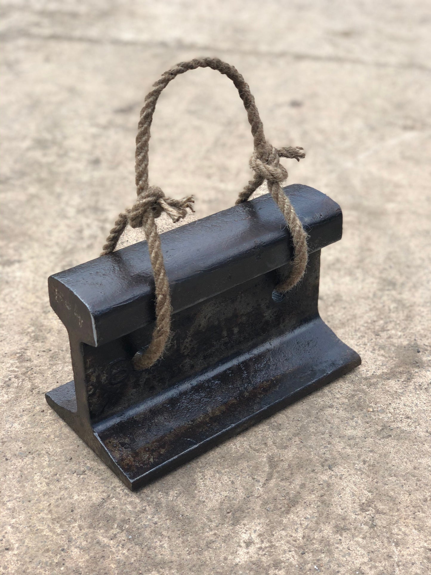 The reclaimed railway double doorstop