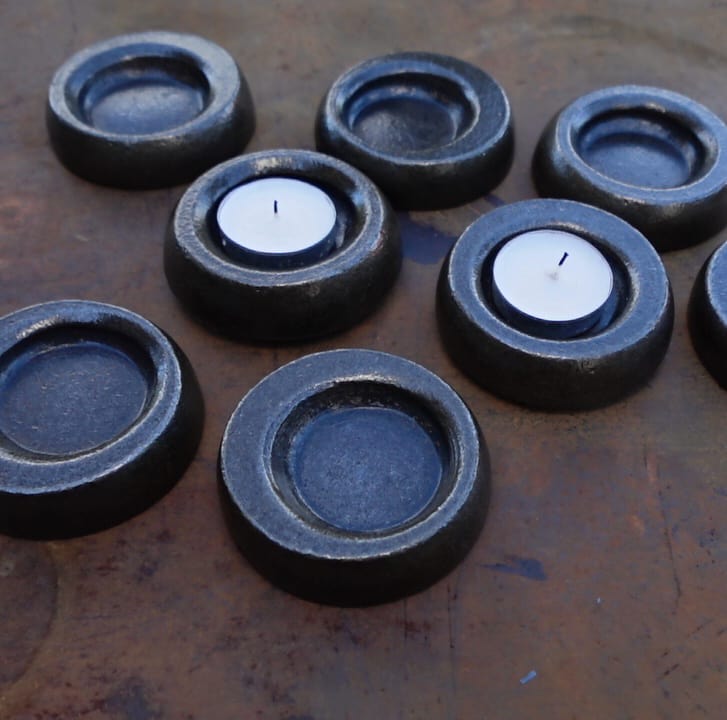 Steel Forged Tea Light Holders
