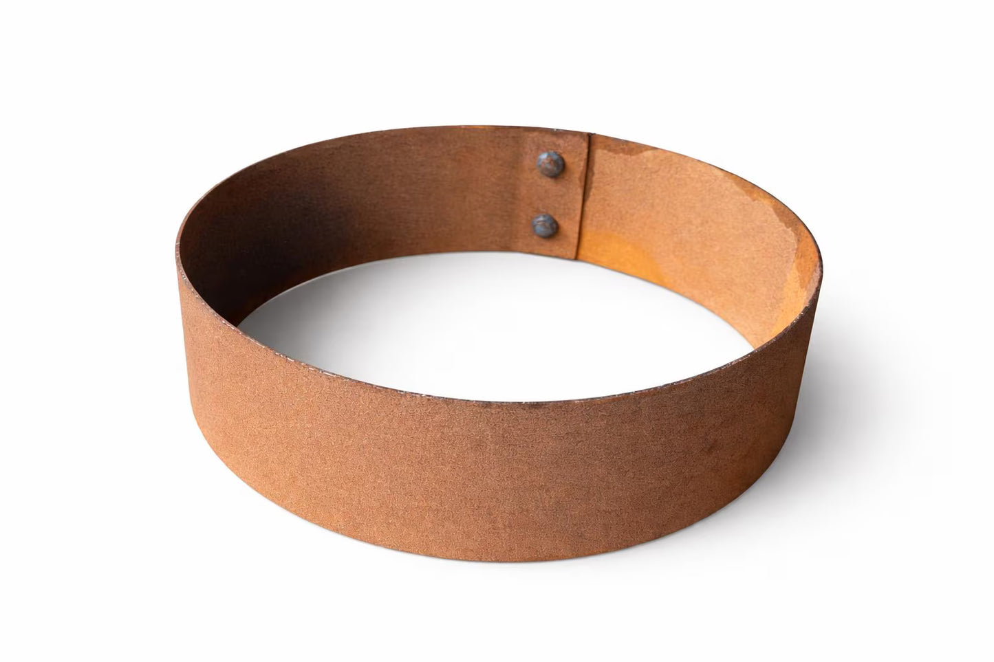 Pre Weathered Riveted Corten Steel Ring Planters