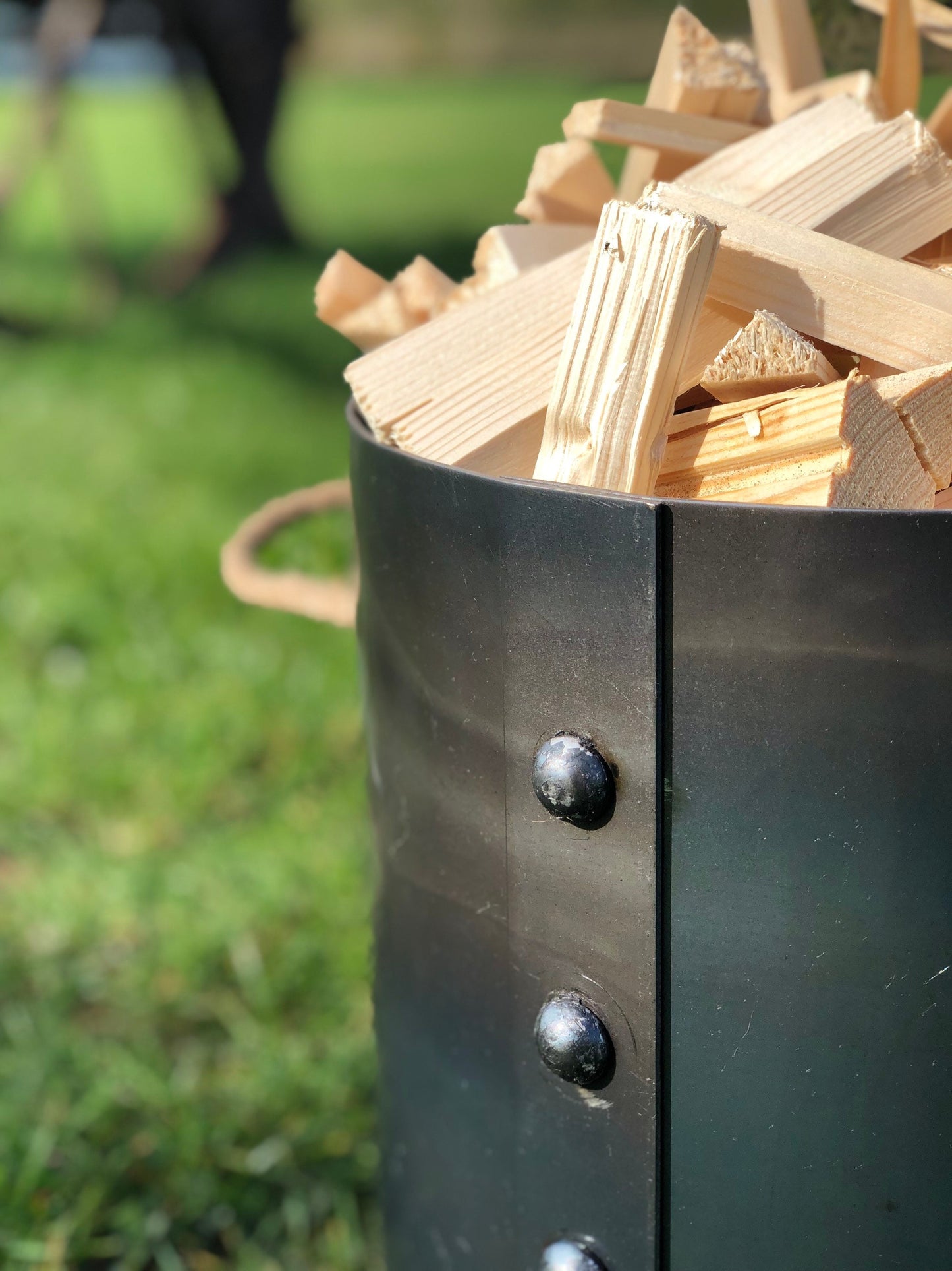 Riveted Steel Basket